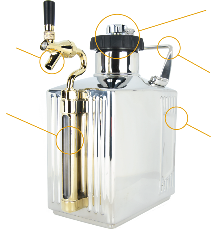 Pressurized Growlers For Craft Beverage Enthusiasts