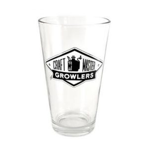 Denali Mountain Pint Glass 16oz - Craft Master Growlers