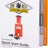 Growlveller quick start guide showing you how to use your new pressurized growler.