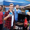 Tailgate party with Growlveller pressurized growler at bbq.