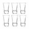 6 flared 1oz shot glasses