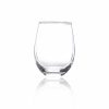18oz stemless wine glass with reflection