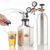 example use case of keg adapter for pressurized growler (ball lock) that provides example use case with draft beer.