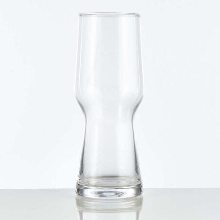 Craft IPA 14.5 oz glass on a white background.