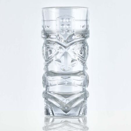 14oz heavy tiki glass on a white background.