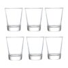 six 1.75oz shot glasses.