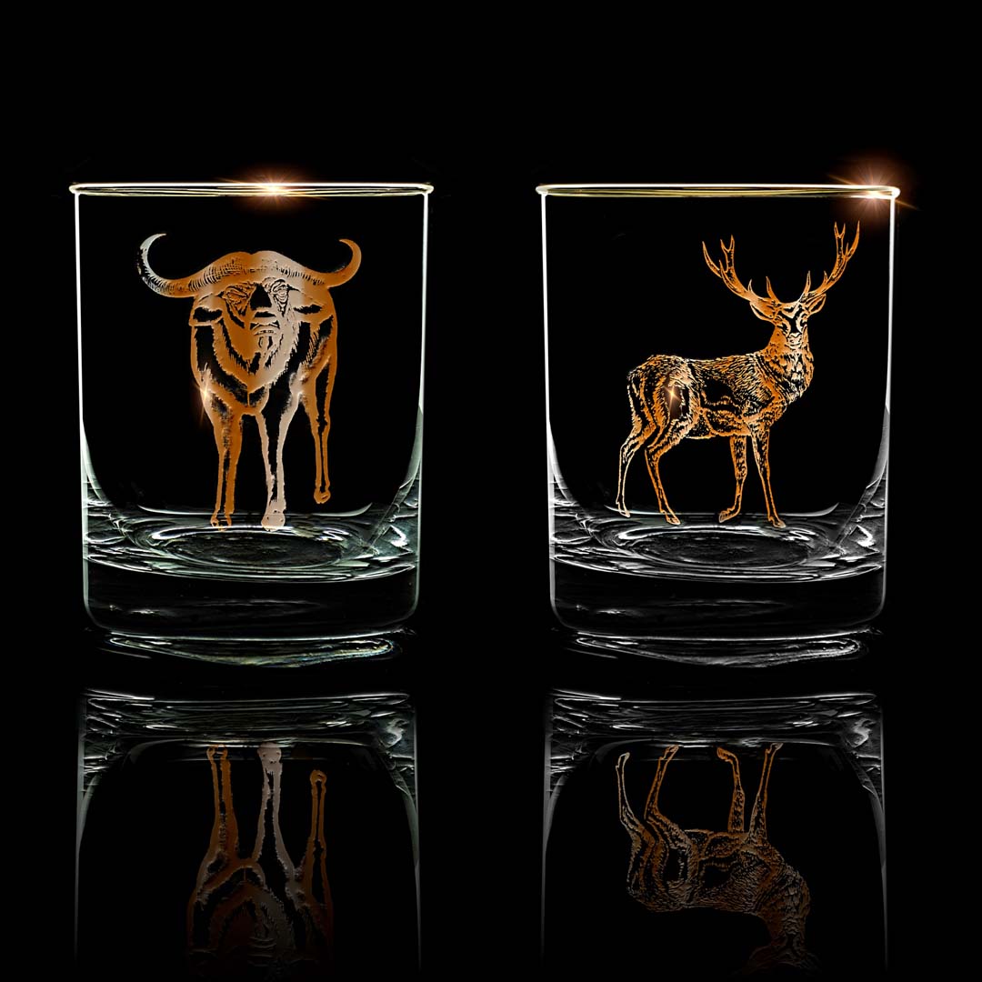 Double Old Fashioned Buck & Gold Buffalo