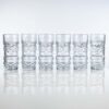 pack of six 14oz tiki glasses