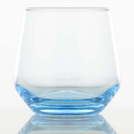 13oz azure stemless tumbler glass