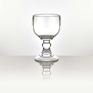 19oz goblet style shooner chalice. Heavy glass, freezer safe, and great for all sorts of beverages.