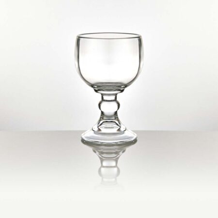 19oz goblet style shooner chalice. Heavy glass, freezer safe, and great for all sorts of beverages.