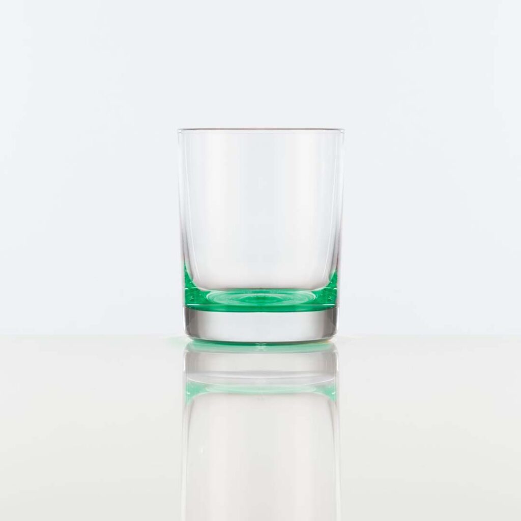 11.75 oz Drinking Glasses With Multicolored Base