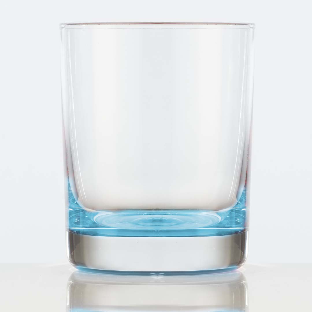 11.75 oz Drinking Glasses With Multicolored Base