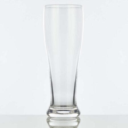 classic tall and slender 14.5oz pilsner glass with a heavy weighted base.