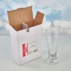 classic pilsner glasses boxed and ready to ship.